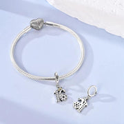 Sweet 16 Bead Fits Pandora Charm Bracelet, Silver Number Anniversary Crown Birthday Jewelry Gift