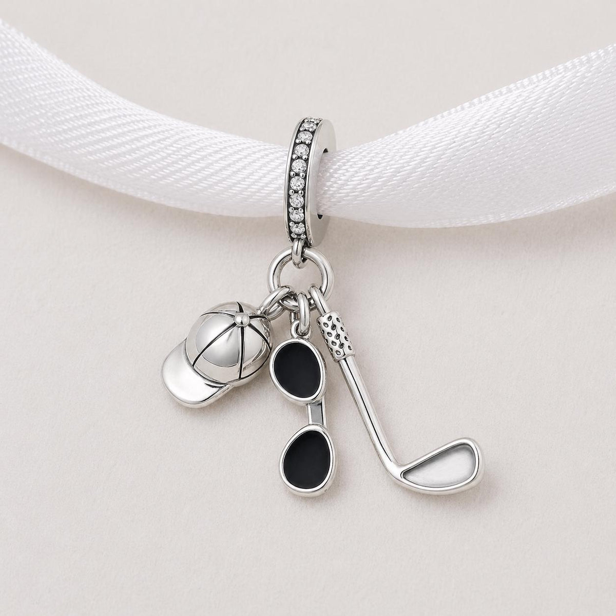 Golf Club sterling silver charm alternate view