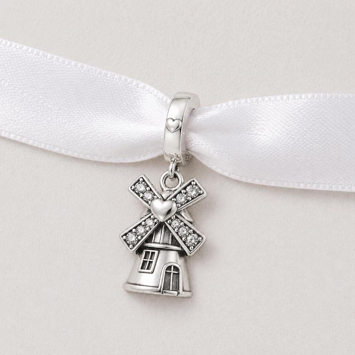 Windmill Dangle sterling silver charm alternate view