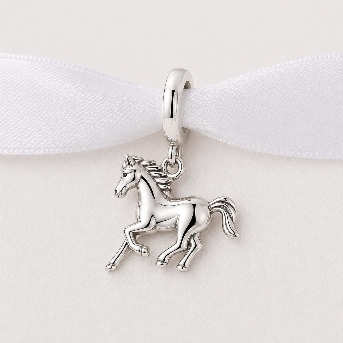 Horse sterling silver charm alternate view