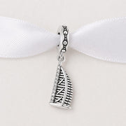 Dubai Dangle Fits Pandora Charm Bracelet, Silver Burj Al Arab Hotel, UAE Travel Jewelry