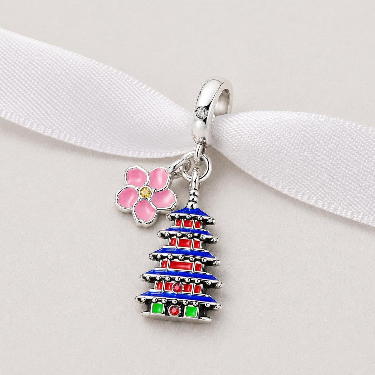 Japan sterling silver charm alternate view