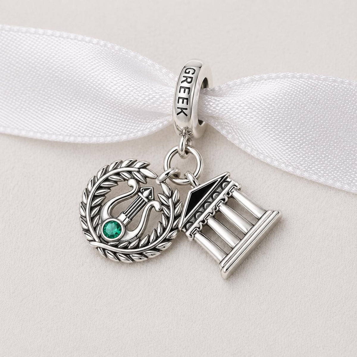 Greece sterling silver charm alternate view