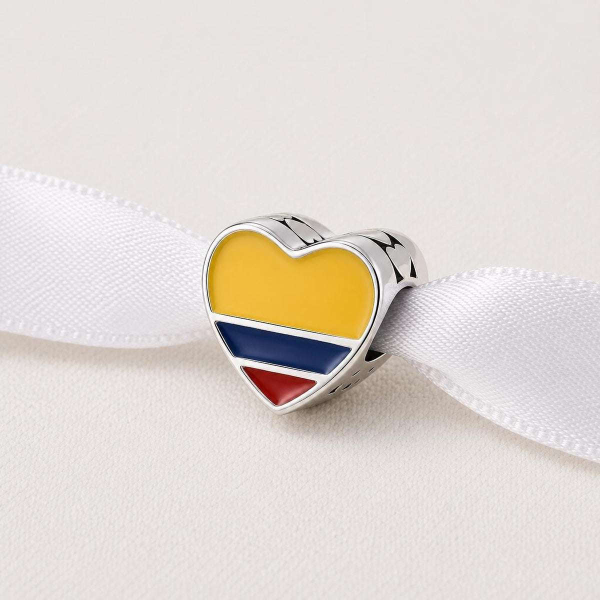 Colombia sterling silver charm alternate view