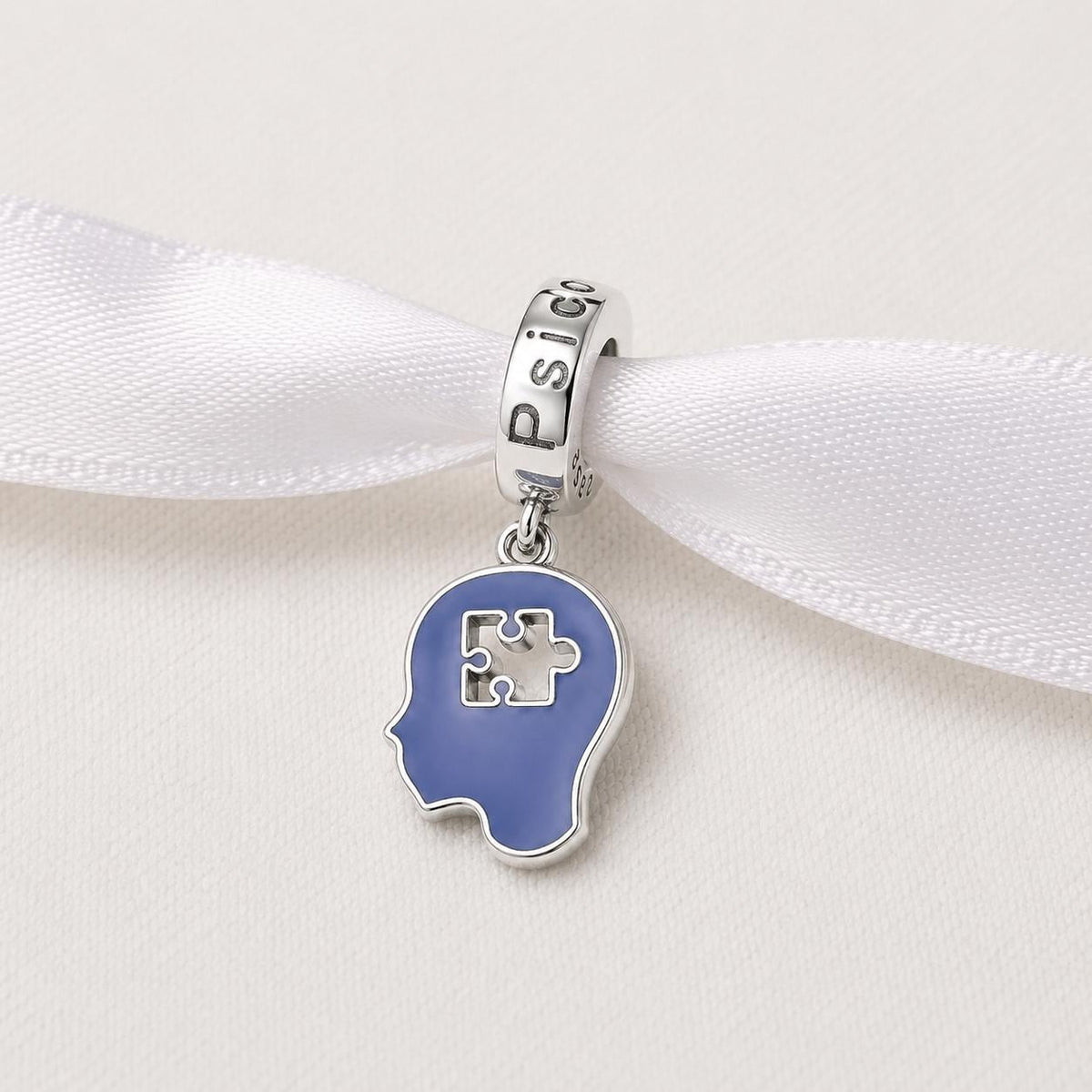 Psychology sterling silver charm alternate view