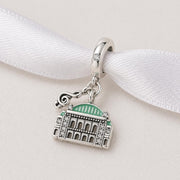 Austria Bead Fits Pandora Charm Bracelet, Silver Dangle Vienna State Opera, Music Travel Gift