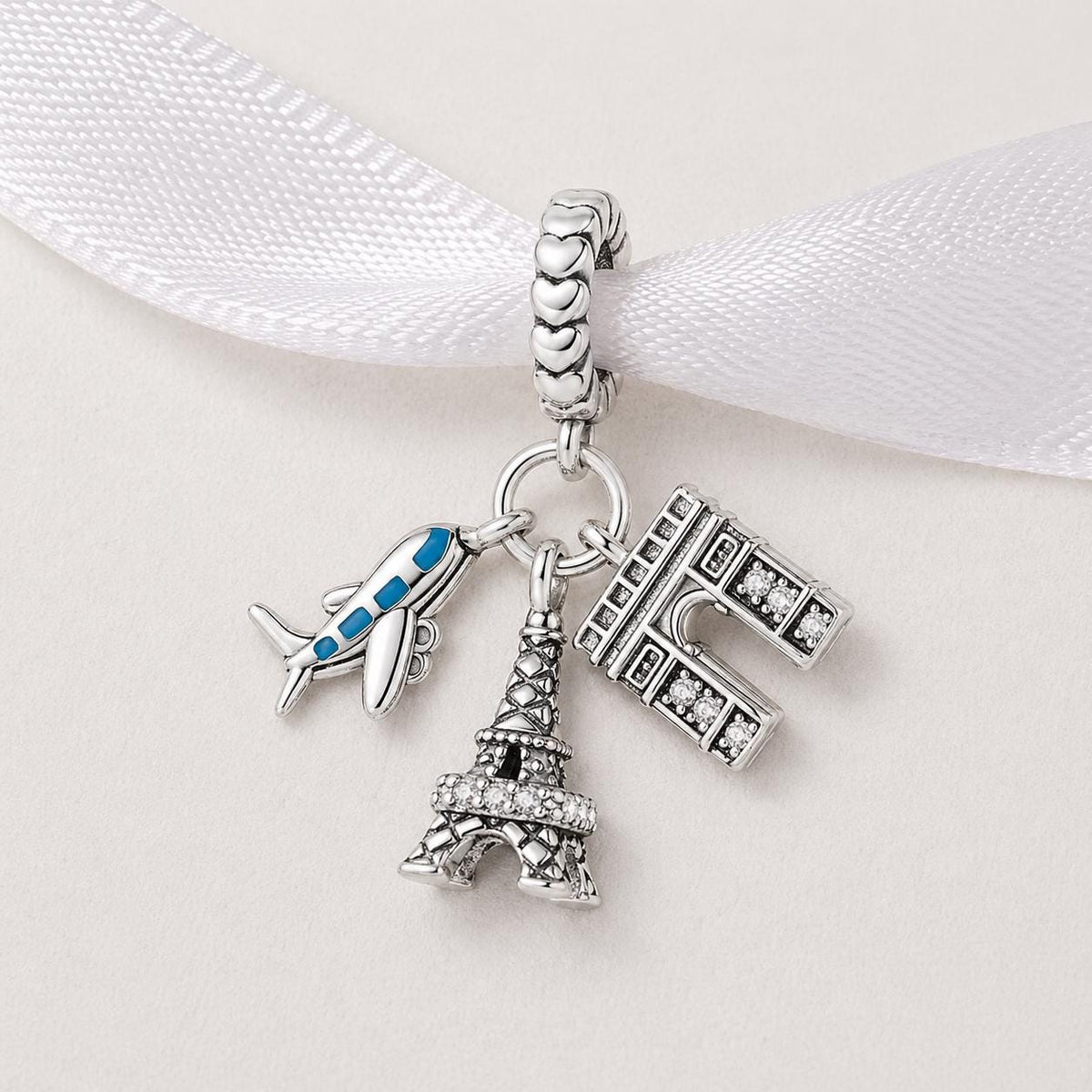 France sterling silver charm alternate view