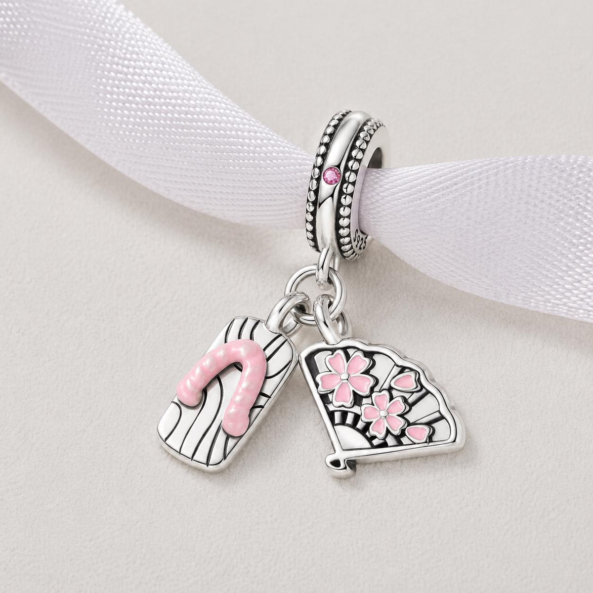 Japan sterling silver charm alternate view