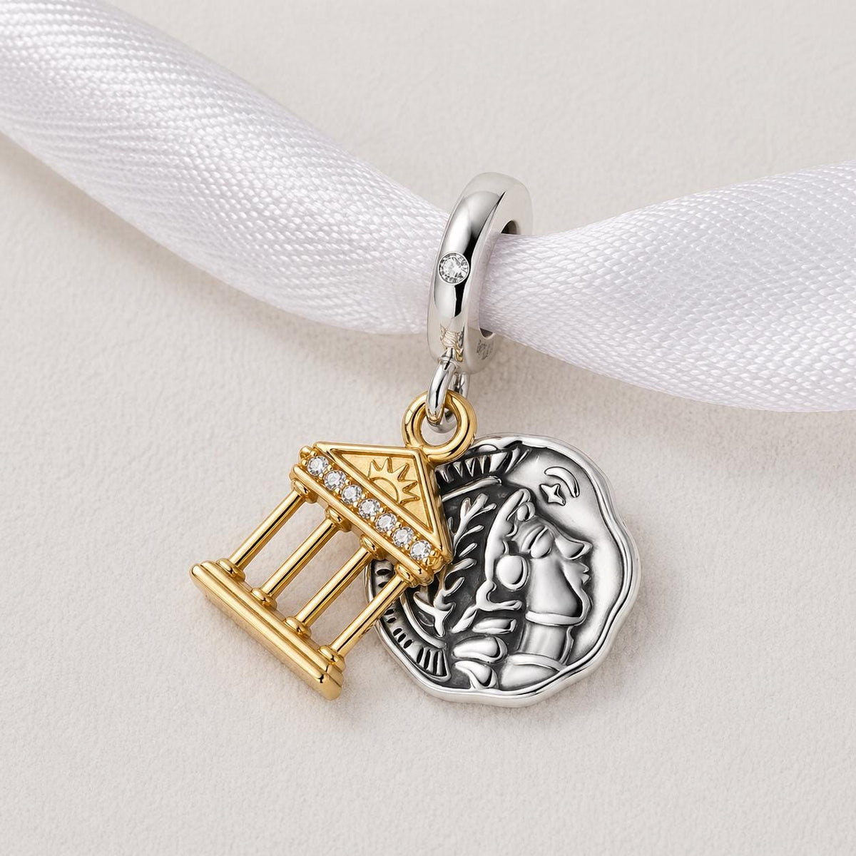 Rome sterling silver charm alternate view