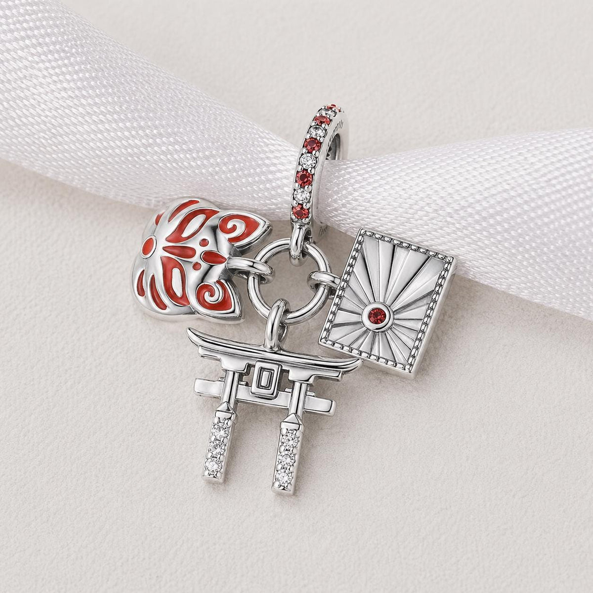 Japan sterling silver charm alternate view