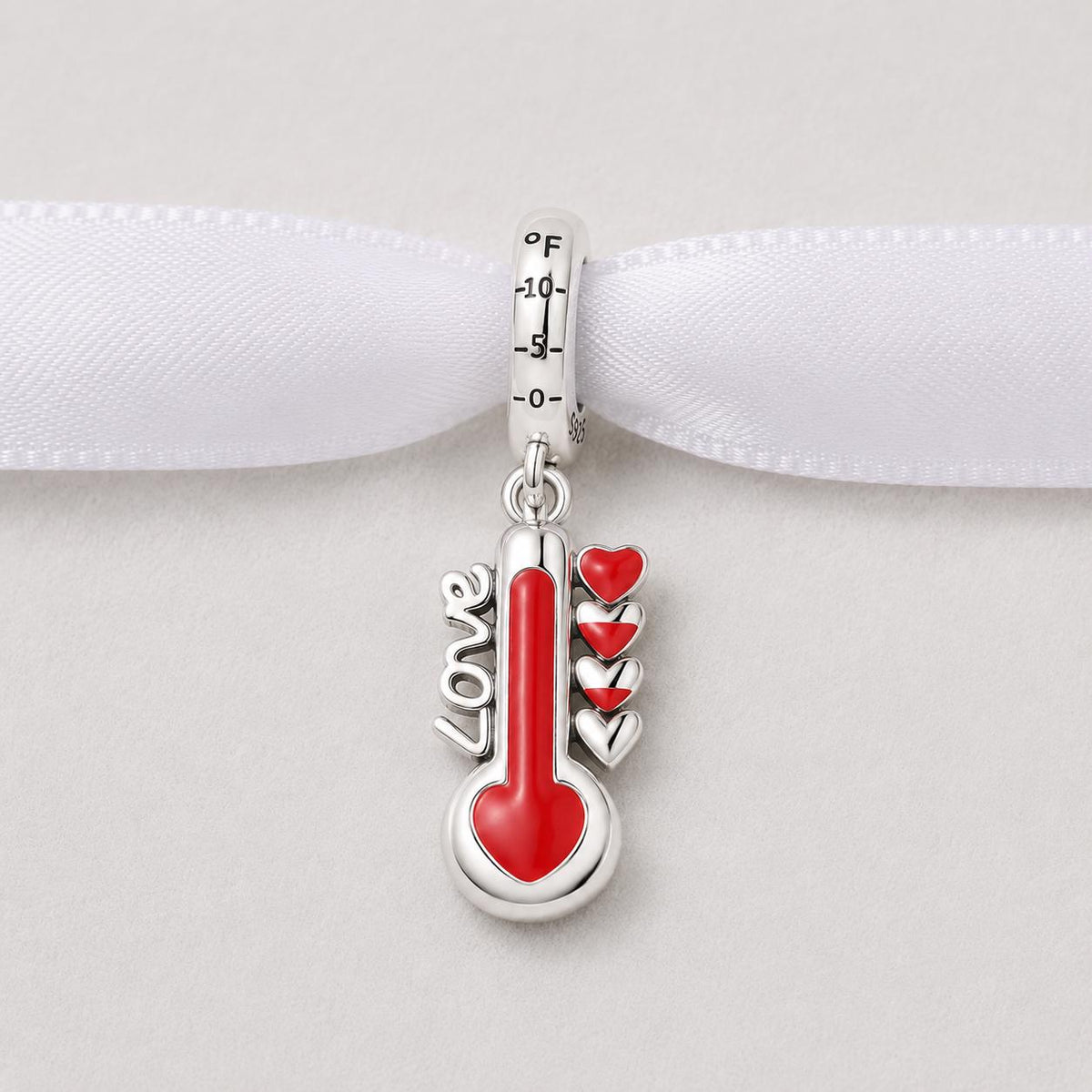 Love Passion Scale sterling silver charm alternate view