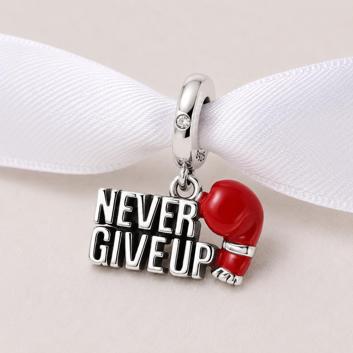 Boxing Glove sterling silver charm alternate view