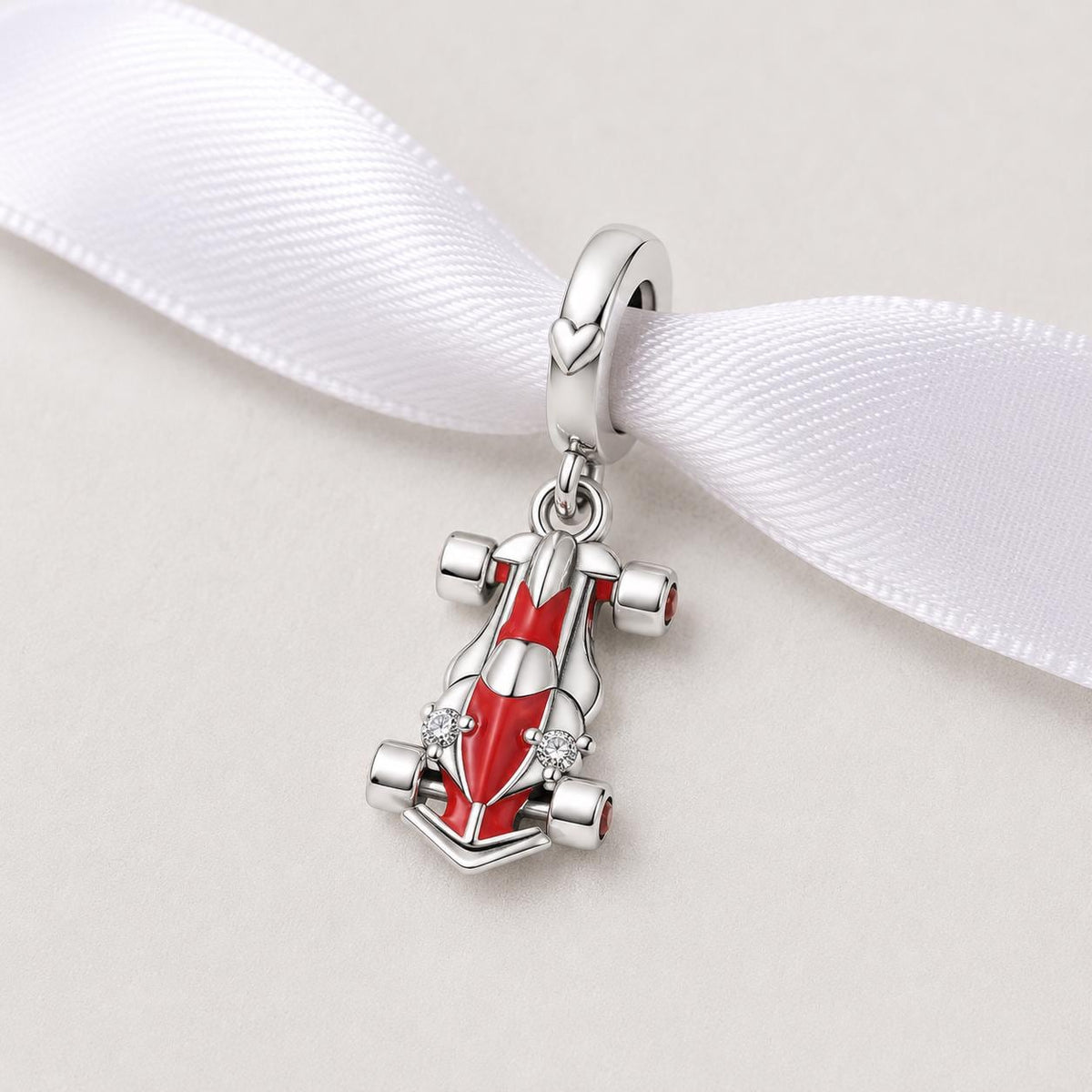 F1 sterling silver charm alternate view