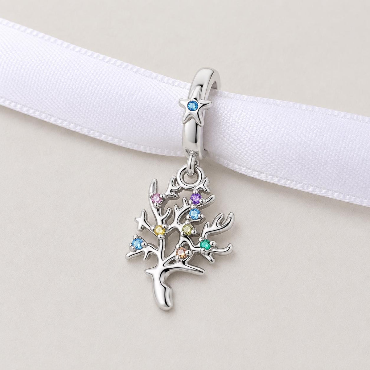 Coral Reef sterling silver charm alternate view