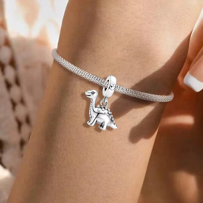 Dinosaur sterling silver charm view 5