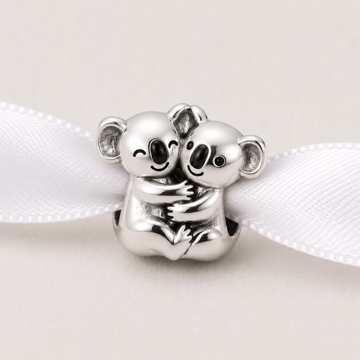 Koala Hug sterling silver charm alternate view