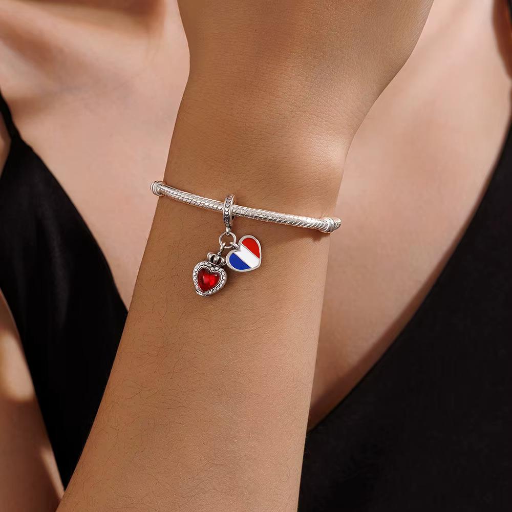 France Perfume sterling silver charm view 5