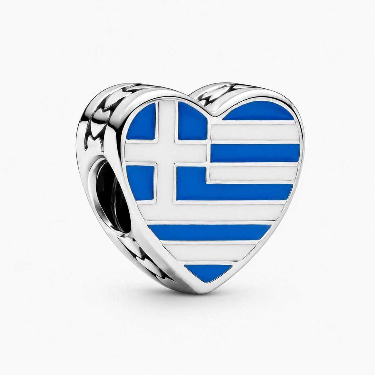 Greece Flag 925 sterling silver charm