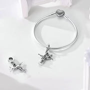 Brazil Christ Bead Fits Pandora Charm Bracelet, Silver Jesus Cross Rio Travel Jewelry Gift
