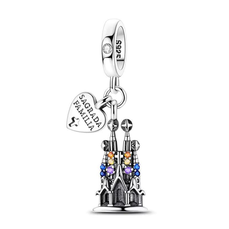 Sagrada Familia 925 sterling silver charm
