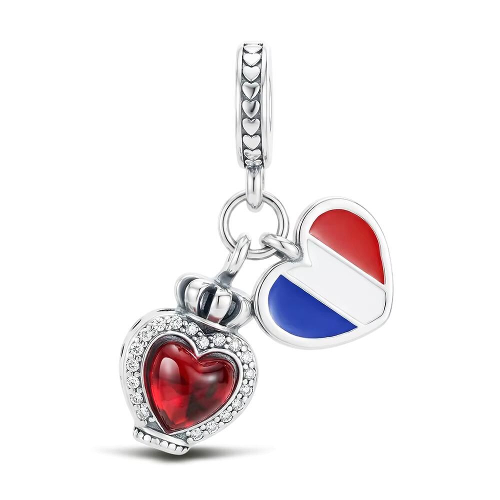 France Perfume 925 sterling silver charm