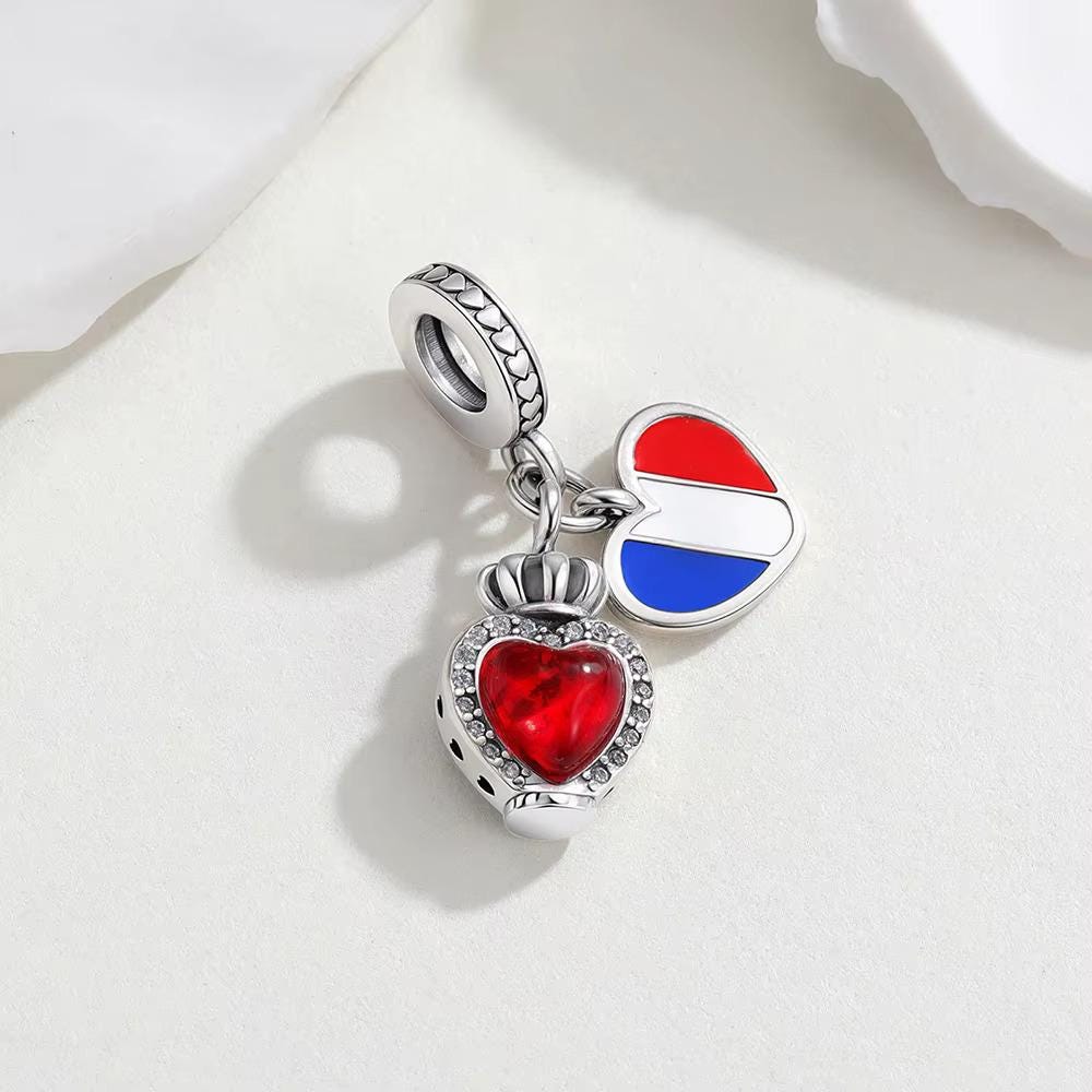 France Perfume sterling silver charm view 7