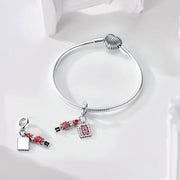 London Guard Bead Fits Pandora Charm Bracelet, Silver Nutcracker Soldier Travel Jewelry Gift