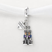 Sagrada Familia Bead Fits Pandora Charm Bracelet, Silver Barcelona Church Travel Gift