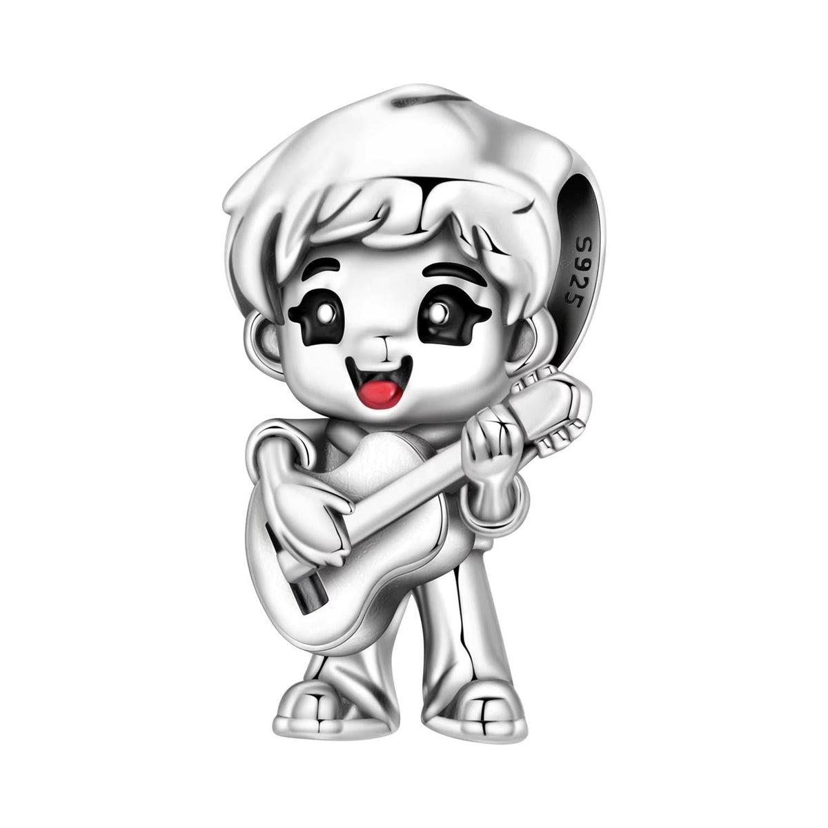 Guitarist sterling silver charm view 5