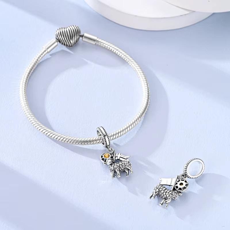 Iceland Sheep sterling silver charm view 6