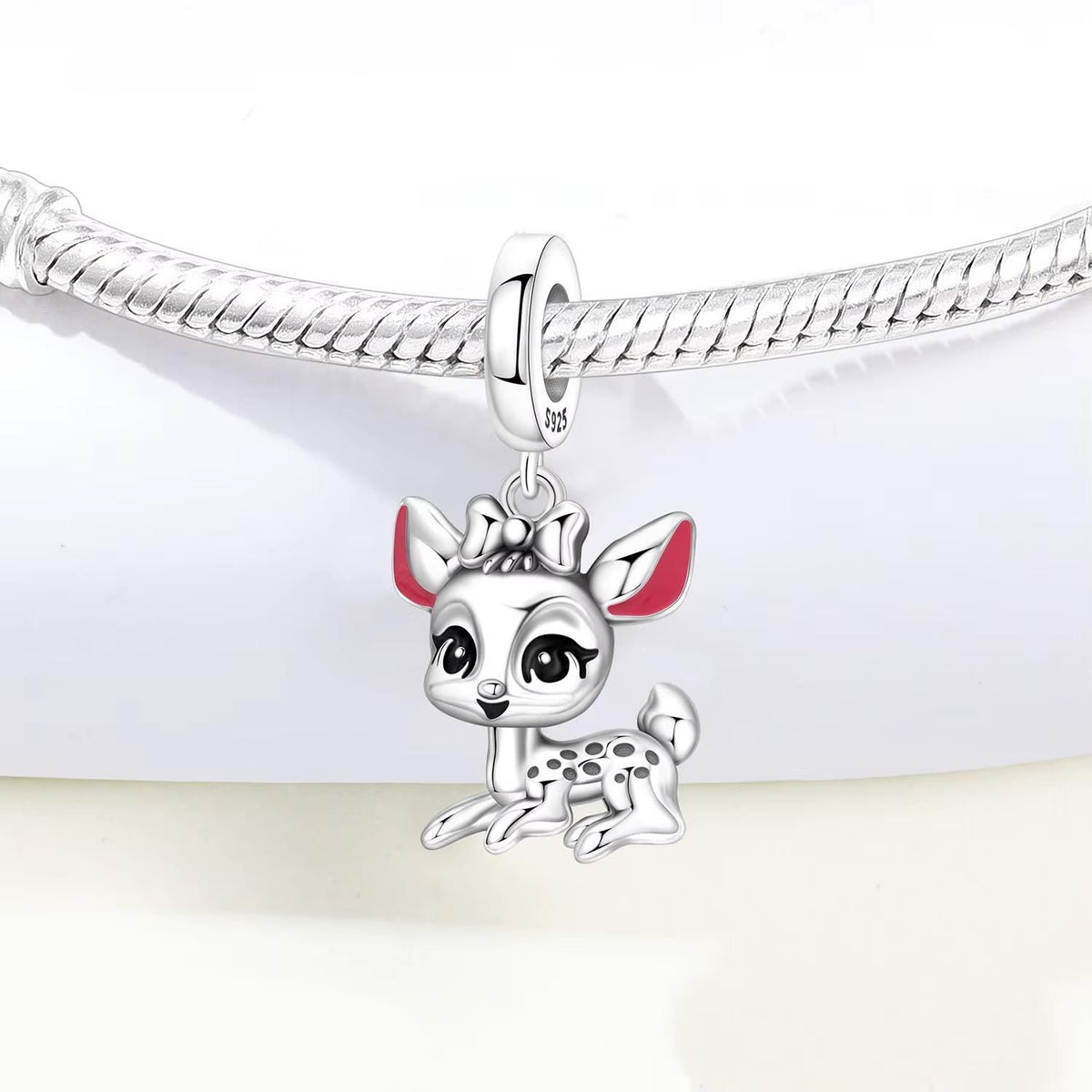 Deer 925 sterling silver charm