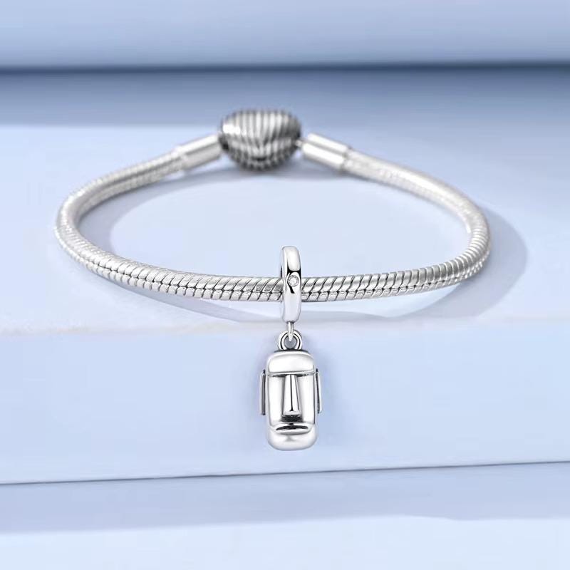 Moai sterling silver charm view 6