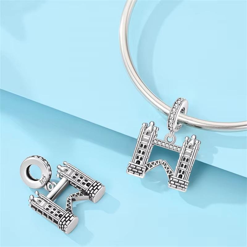 Tower Bridge charm detail view