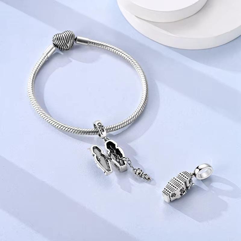 Egyptian Pharaoh sterling silver charm view 8