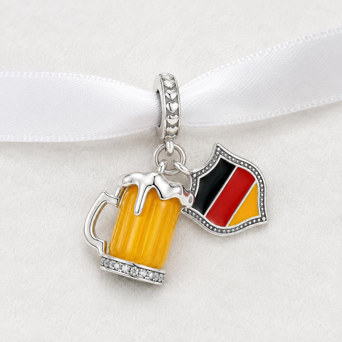 Germany Beer sterling silver charm alternate view