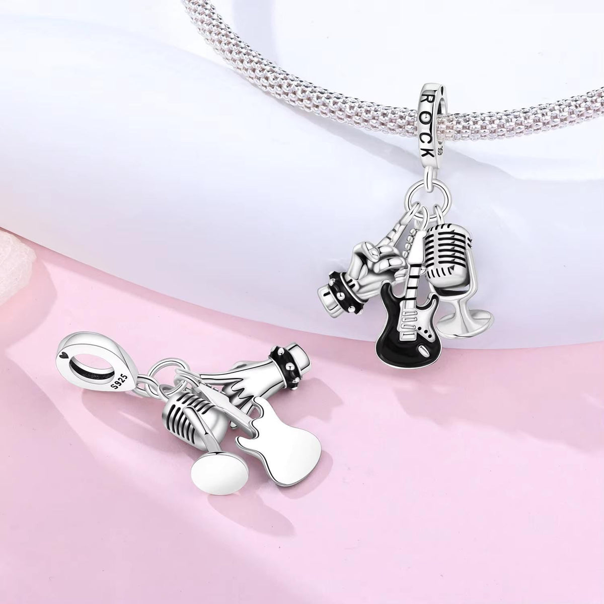 Rock Music charm detail view
