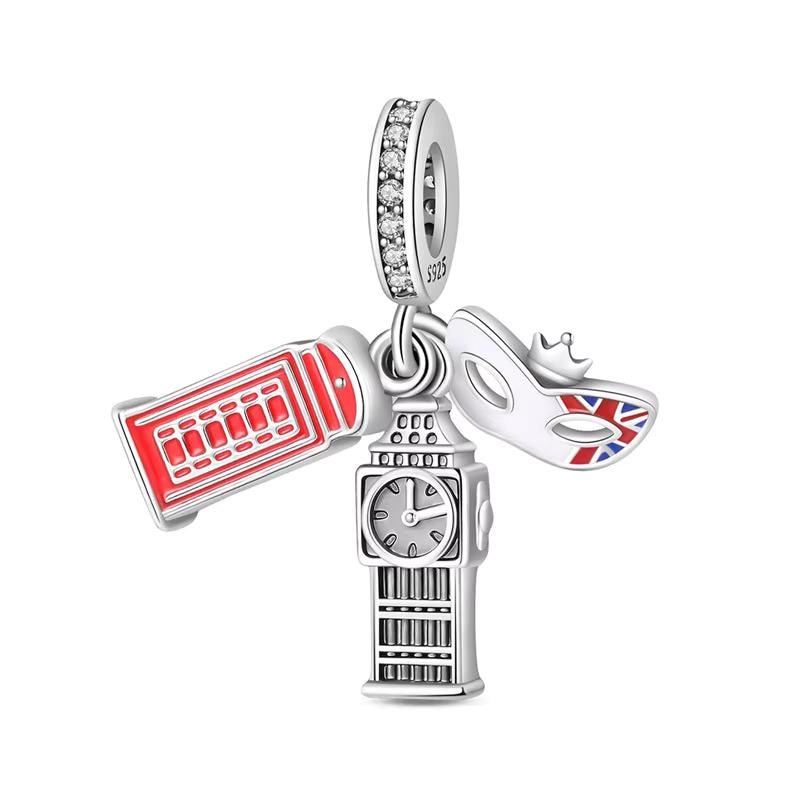 London Icons 925 sterling silver charm