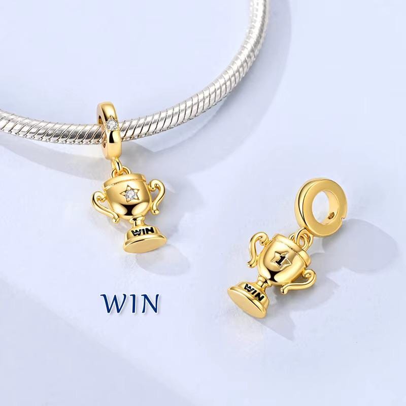Trophy charm detail view
