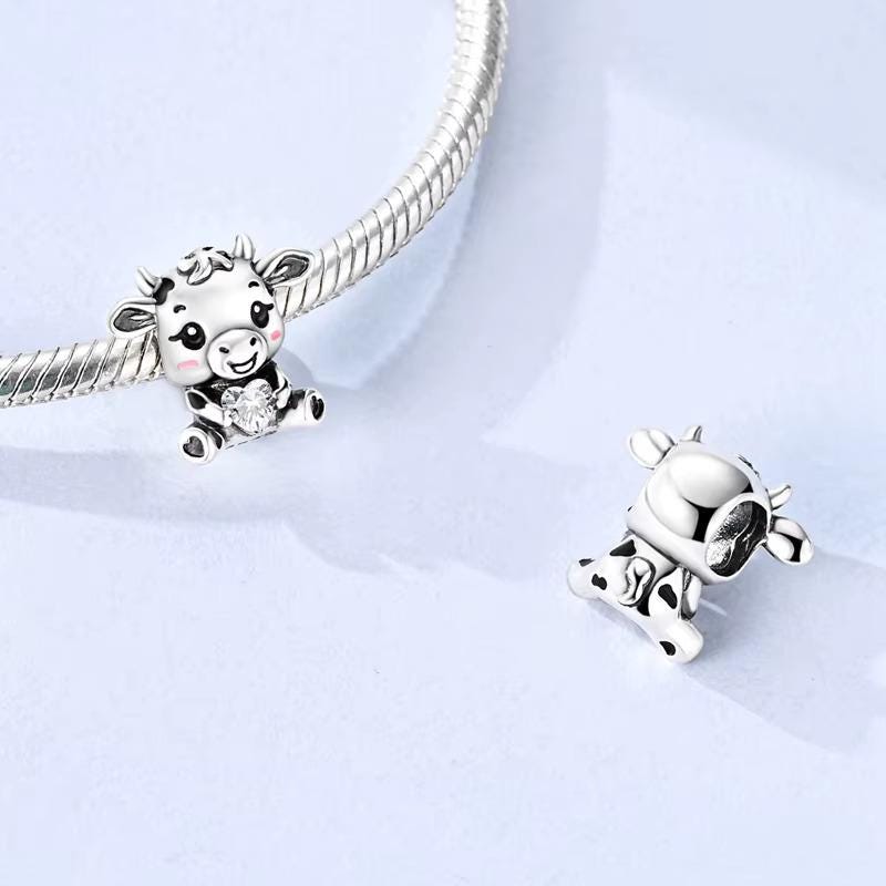 Cow charm detail view