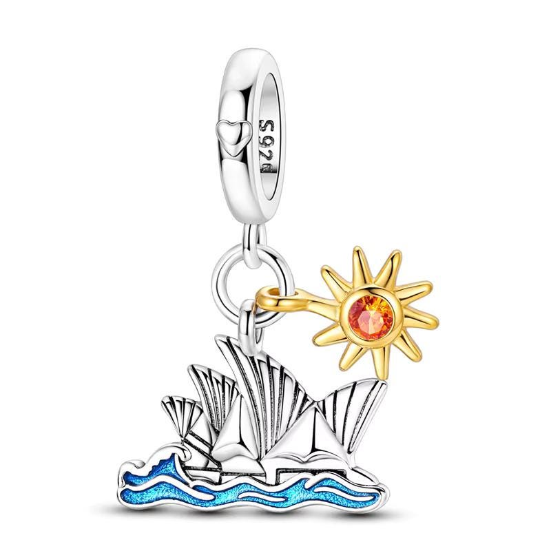 Sydney Opera House 925 sterling silver charm