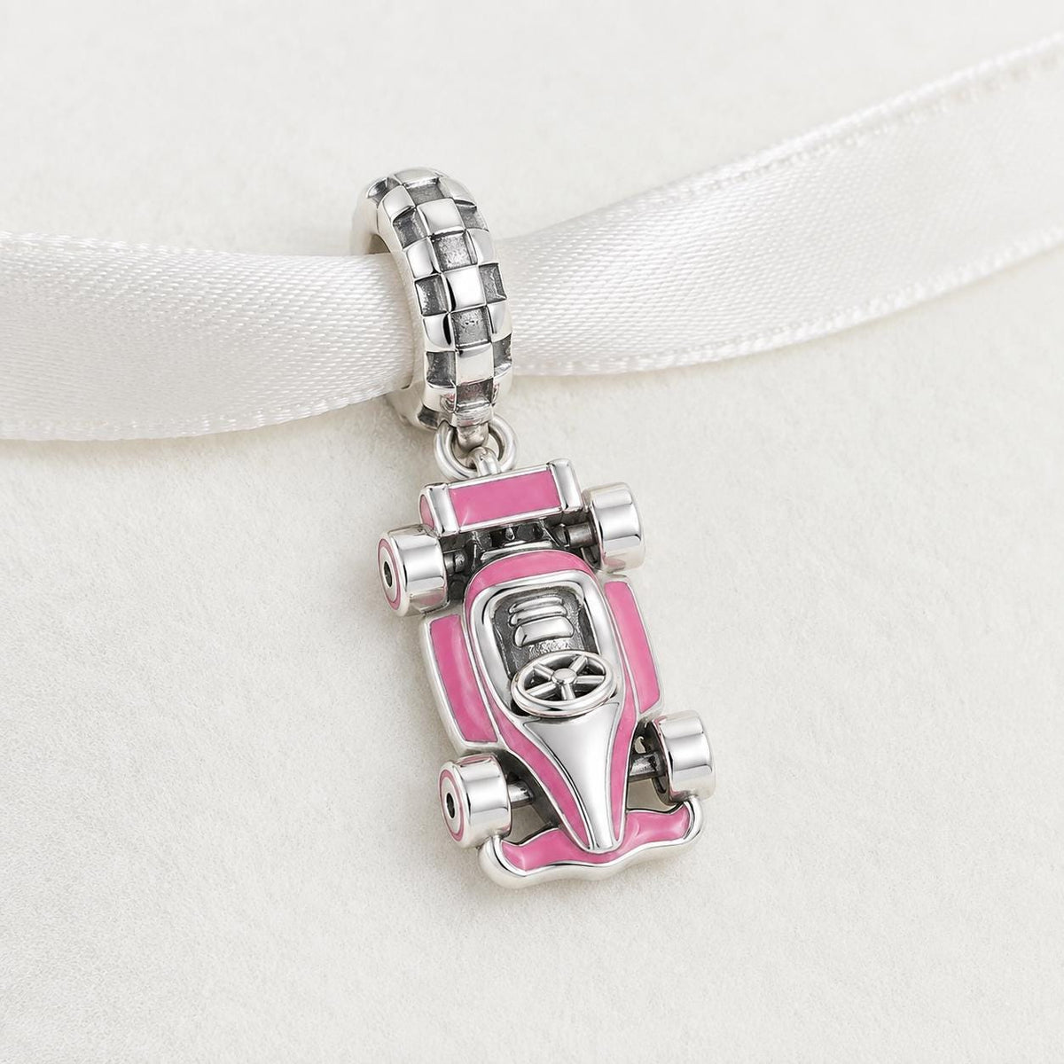 F1 sterling silver charm alternate view