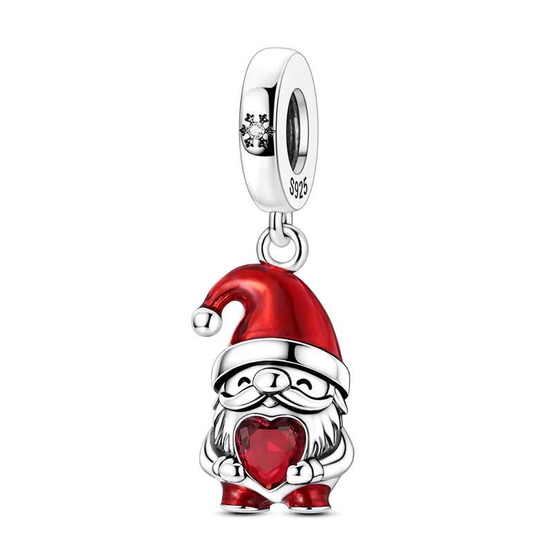 Christmas Gnome 925 sterling silver charm