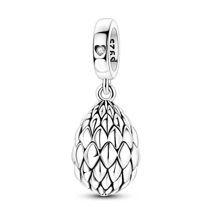 Dragon Egg 925 sterling silver charm