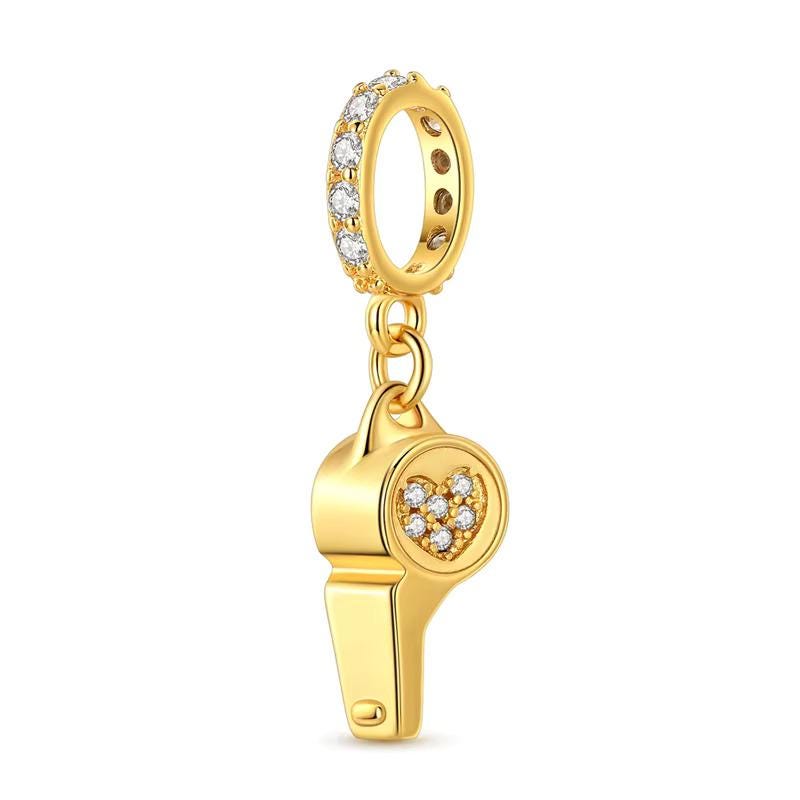 Whistle 925 sterling silver charm