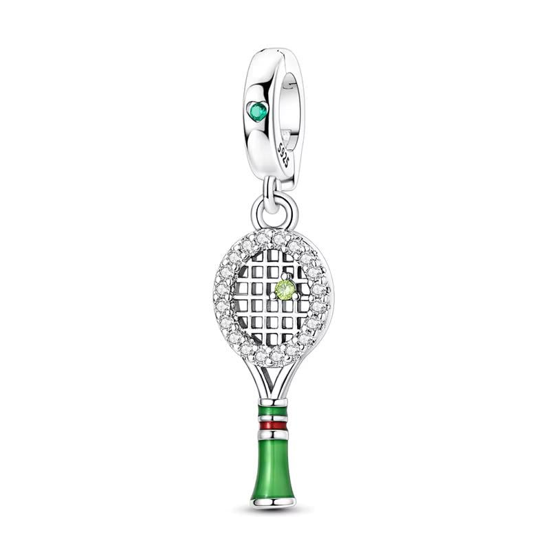 Tennis Racket 925 sterling silver charm