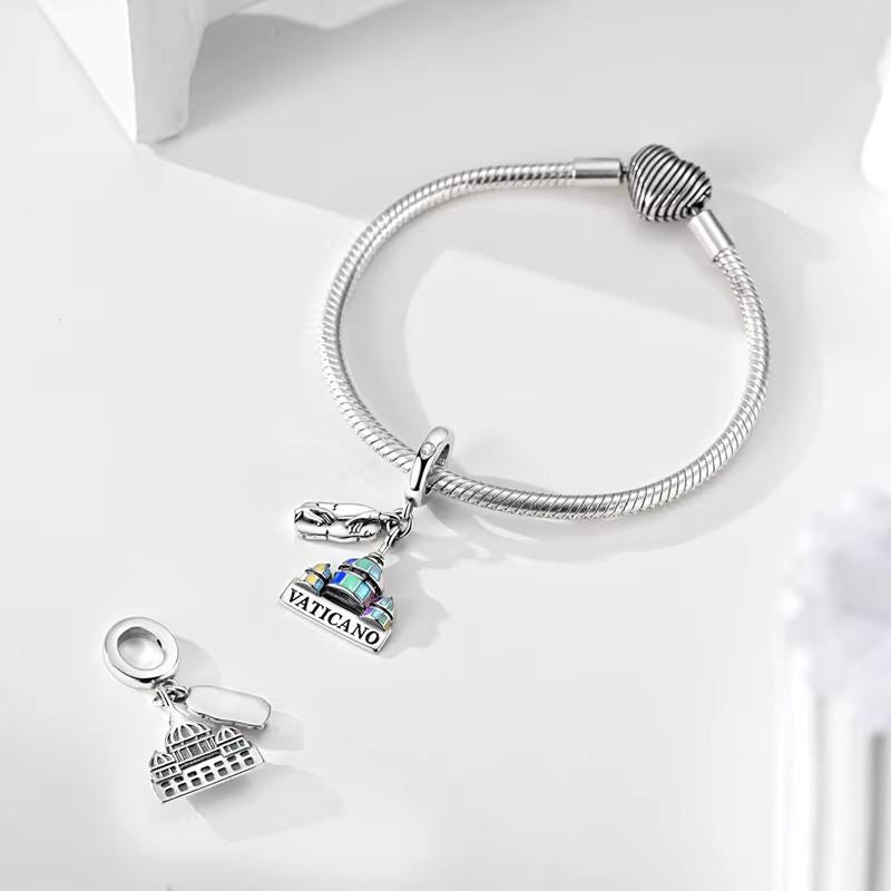 Vatican sterling silver charm view 6