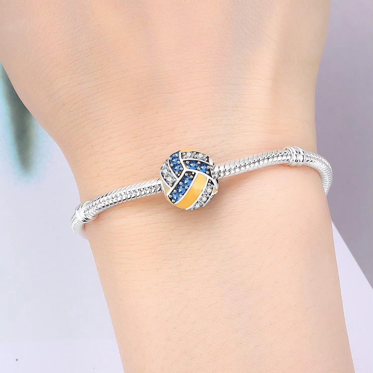 Volleyball charm detail view