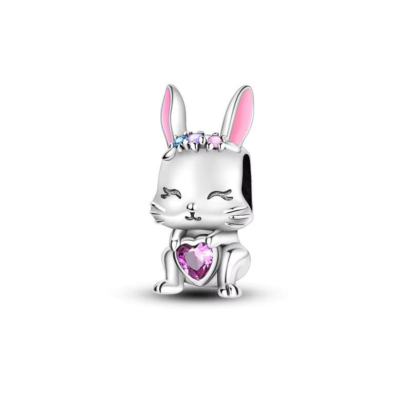 Bunny 925 sterling silver charm