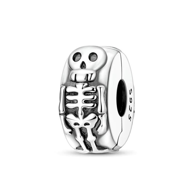 Skeleton 925 sterling silver charm