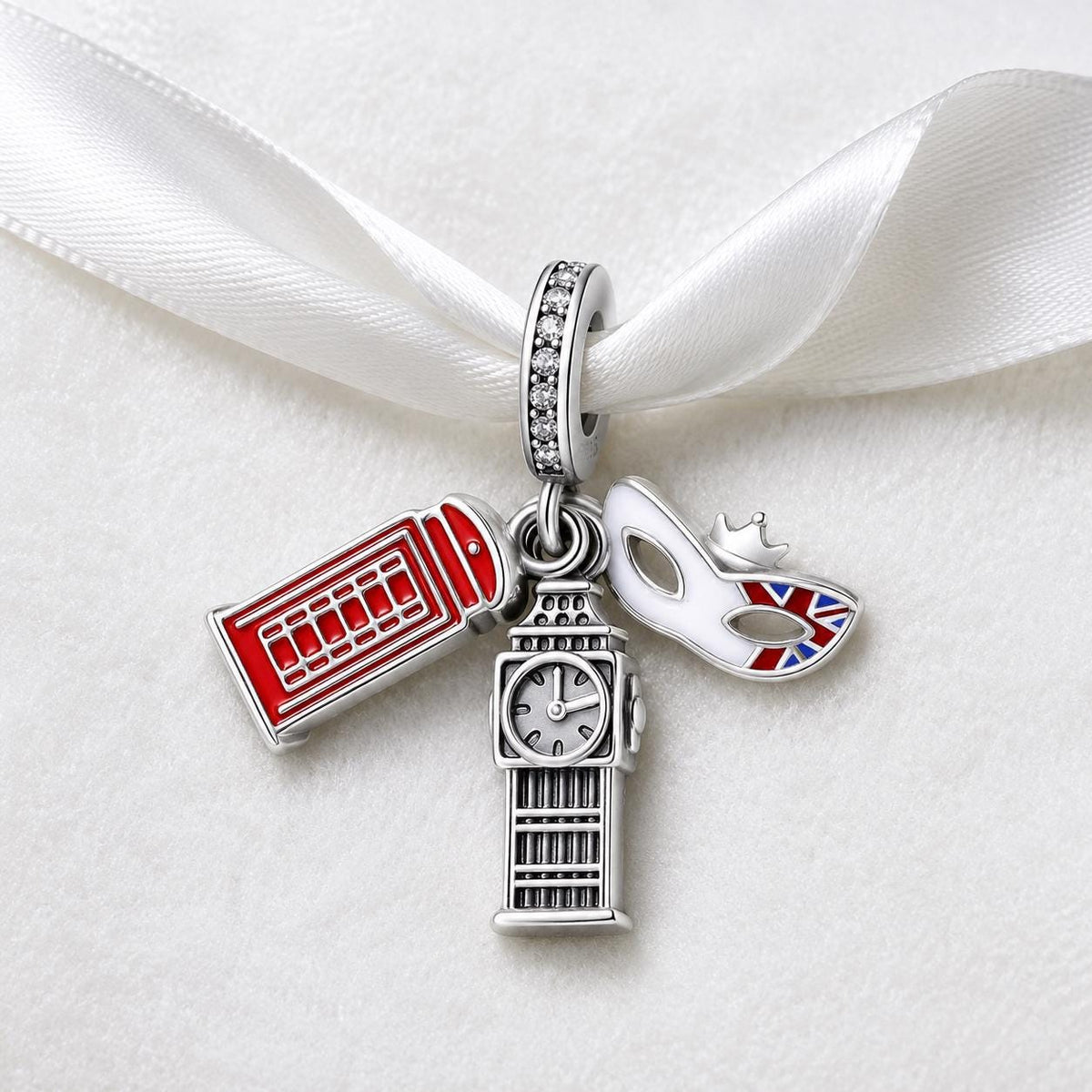 London Icons sterling silver charm alternate view